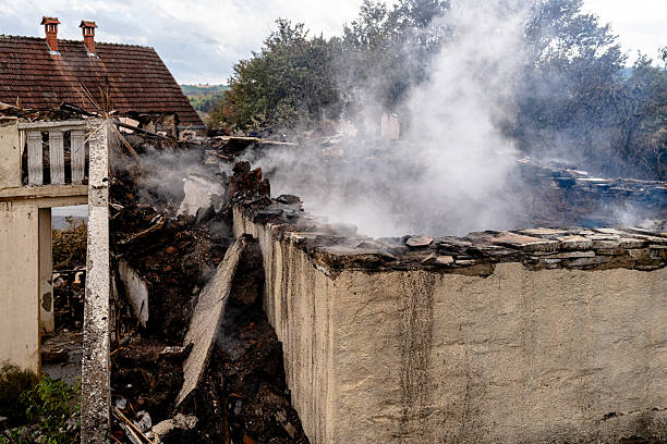 Professional Fire Damage Removal technician working in Alva, FL